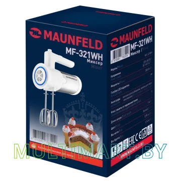 Миксер MAUNFELD MF-321WH картинка 11